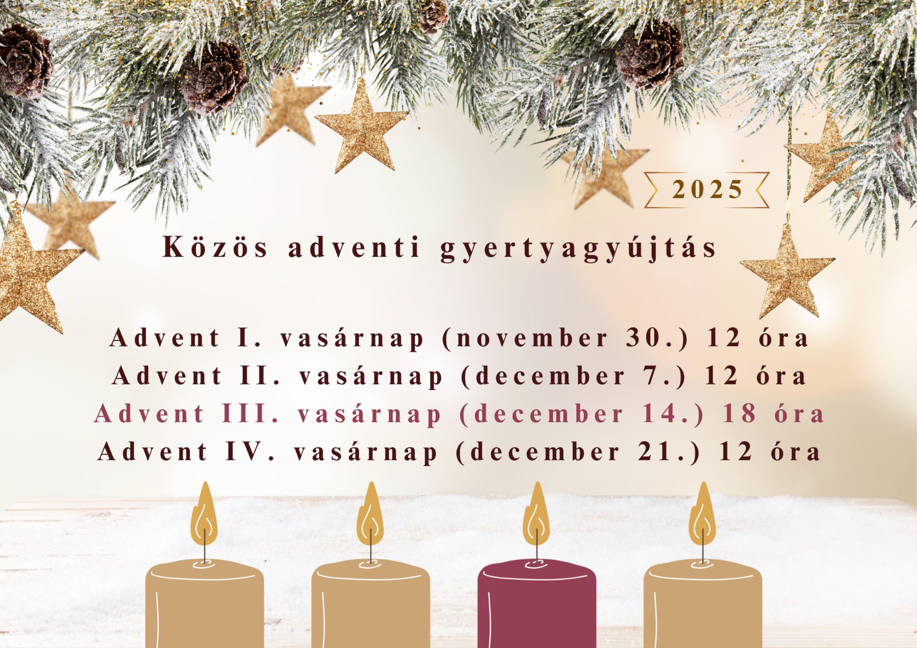 Így készülünk az idei adventre!