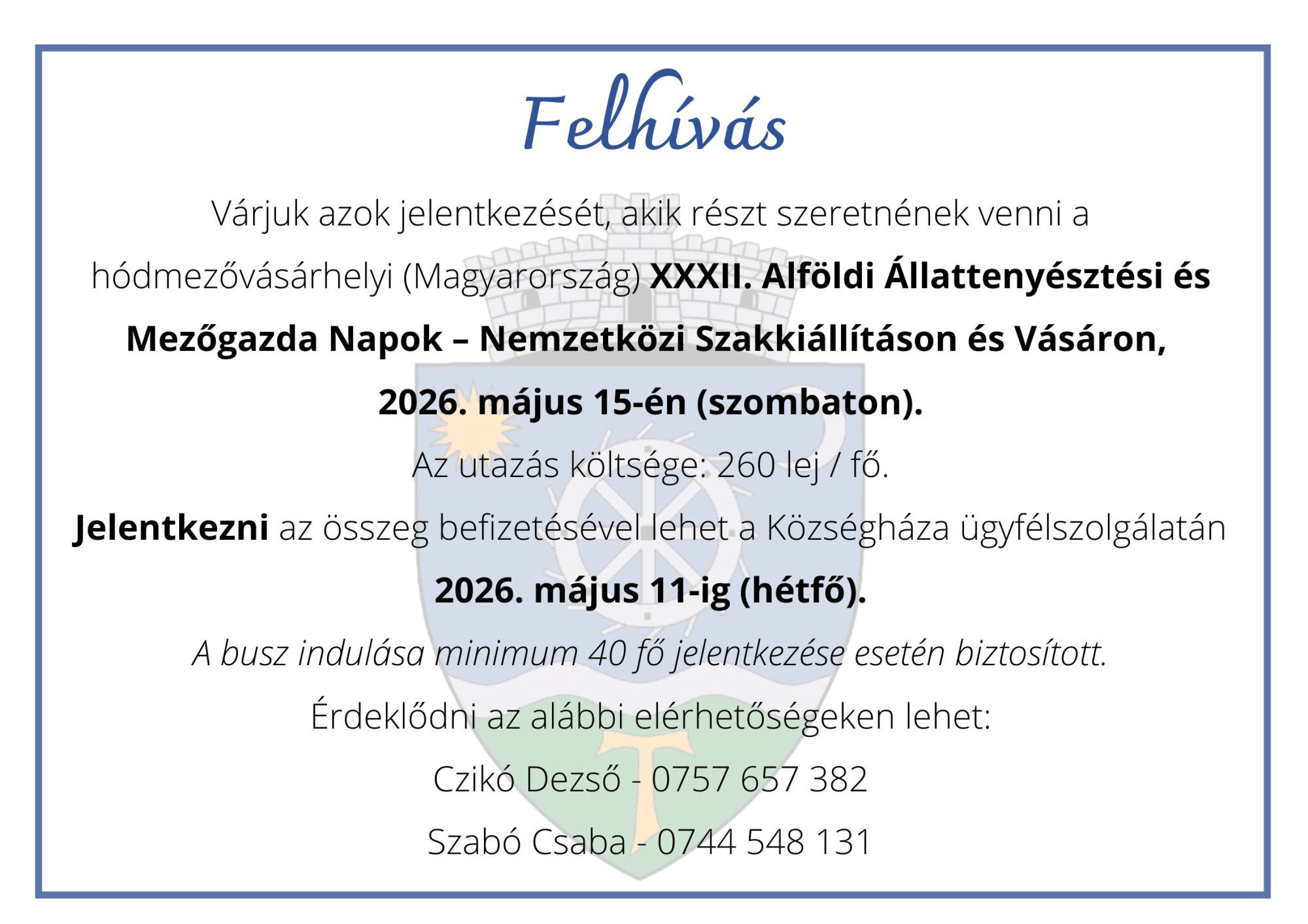 Felhívás