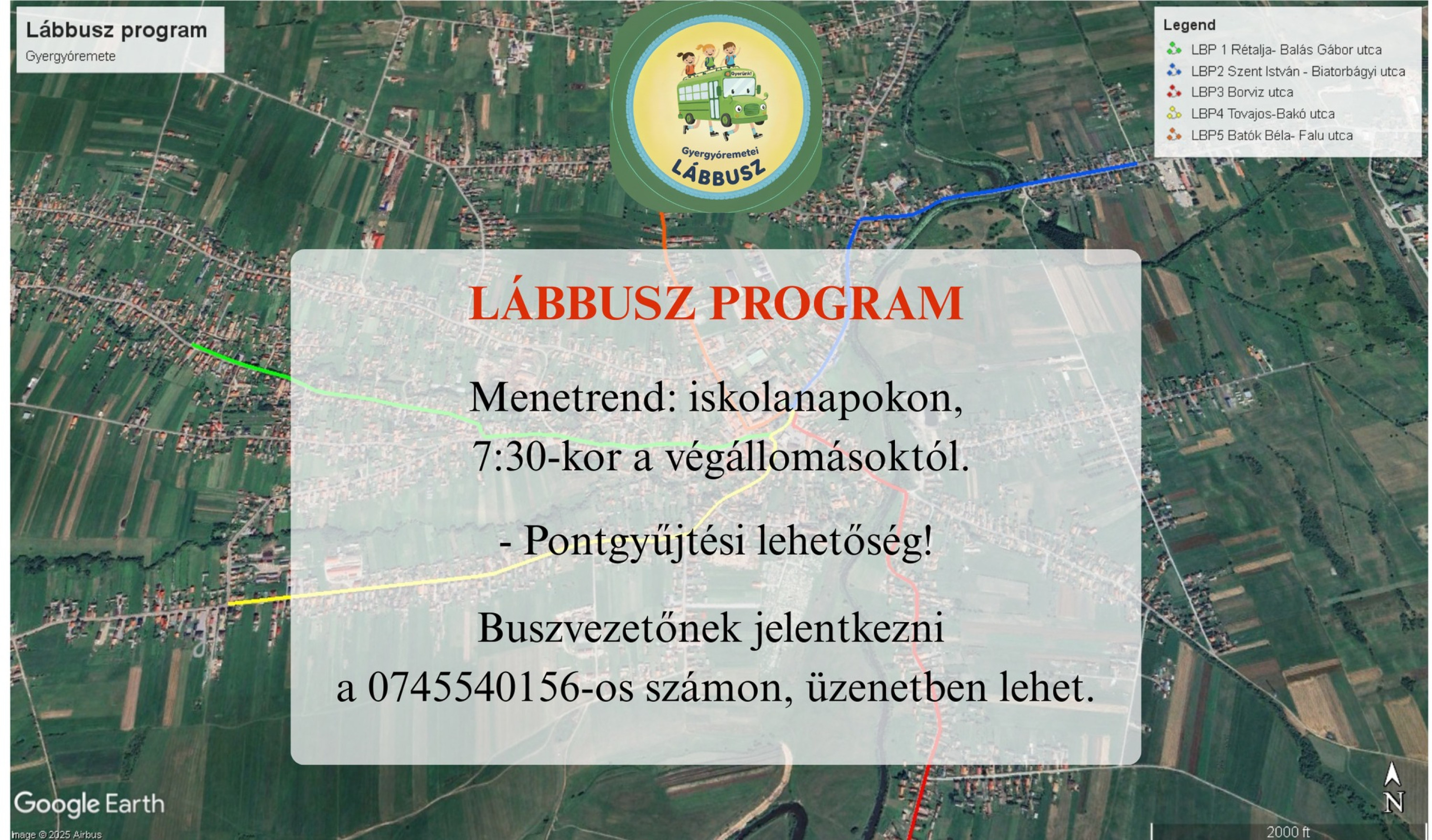 Önkéntes buszvezetőket keresünk a Lábbusz program elindításához!