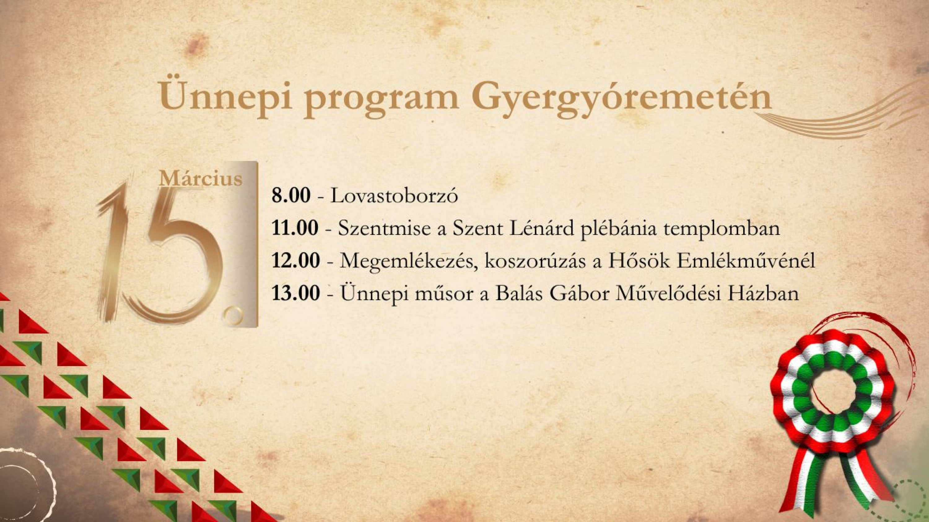 Március 15-én együtt emlékezünk!