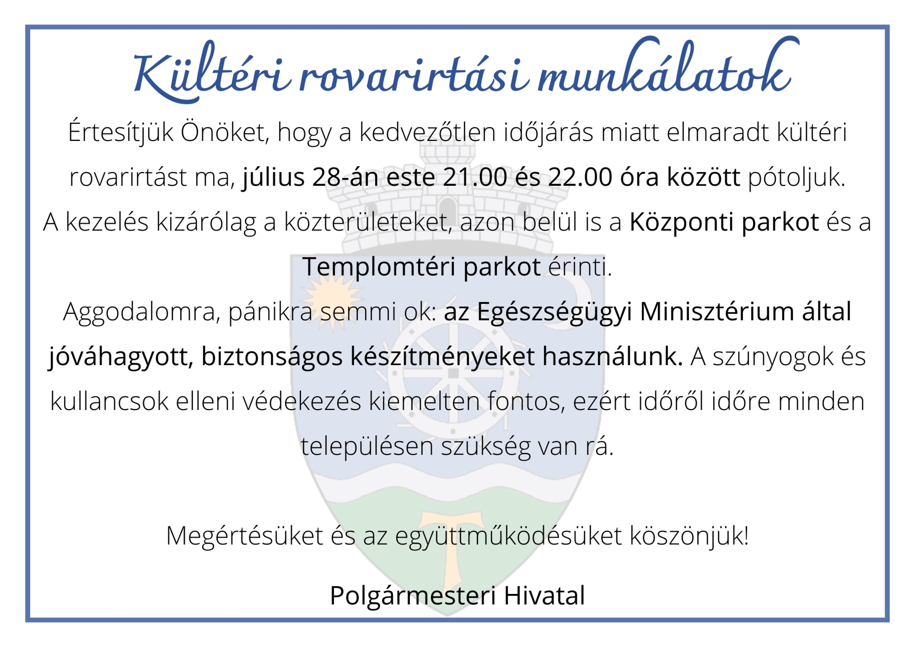 Tájékoztató