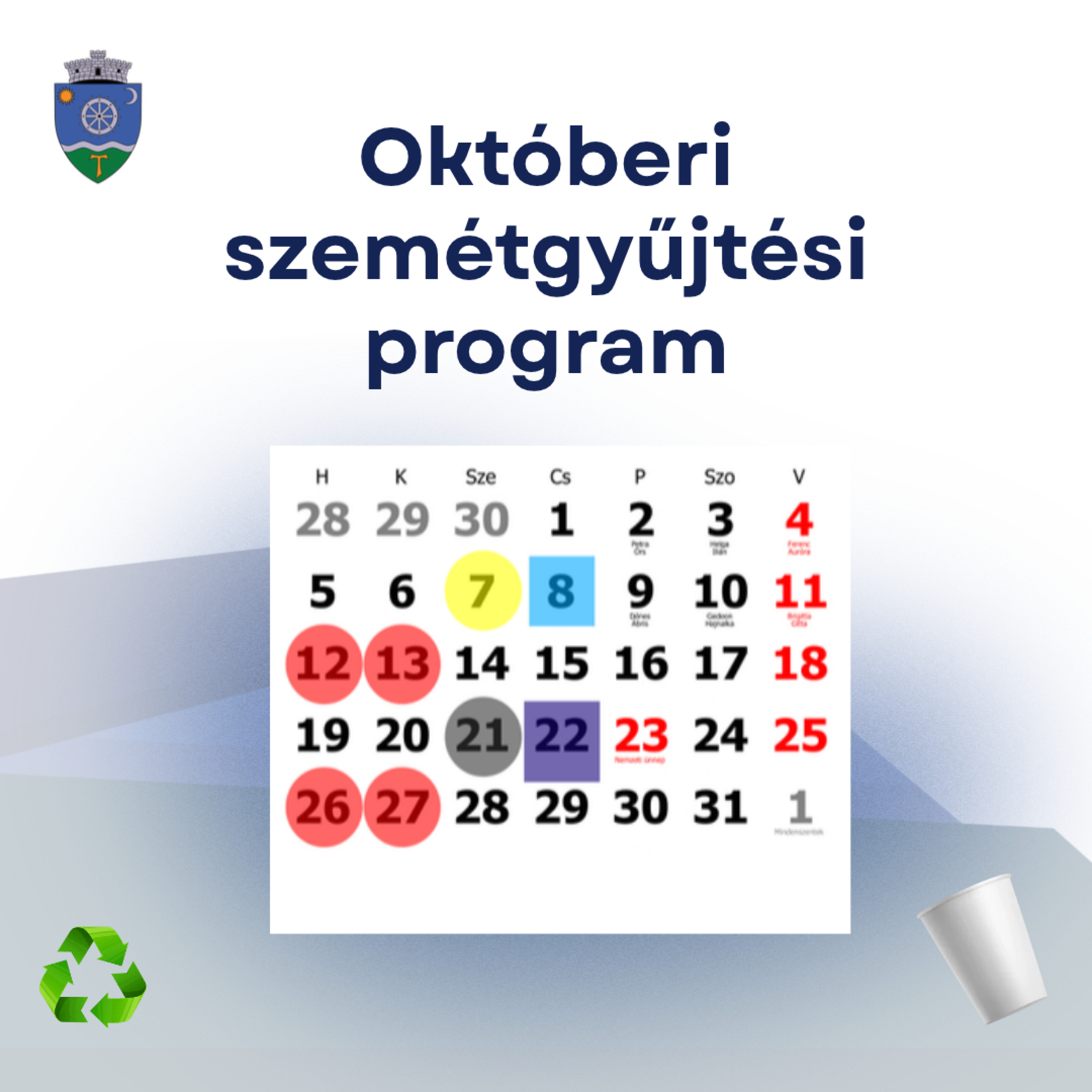 Októberi szemétgyűjtési program