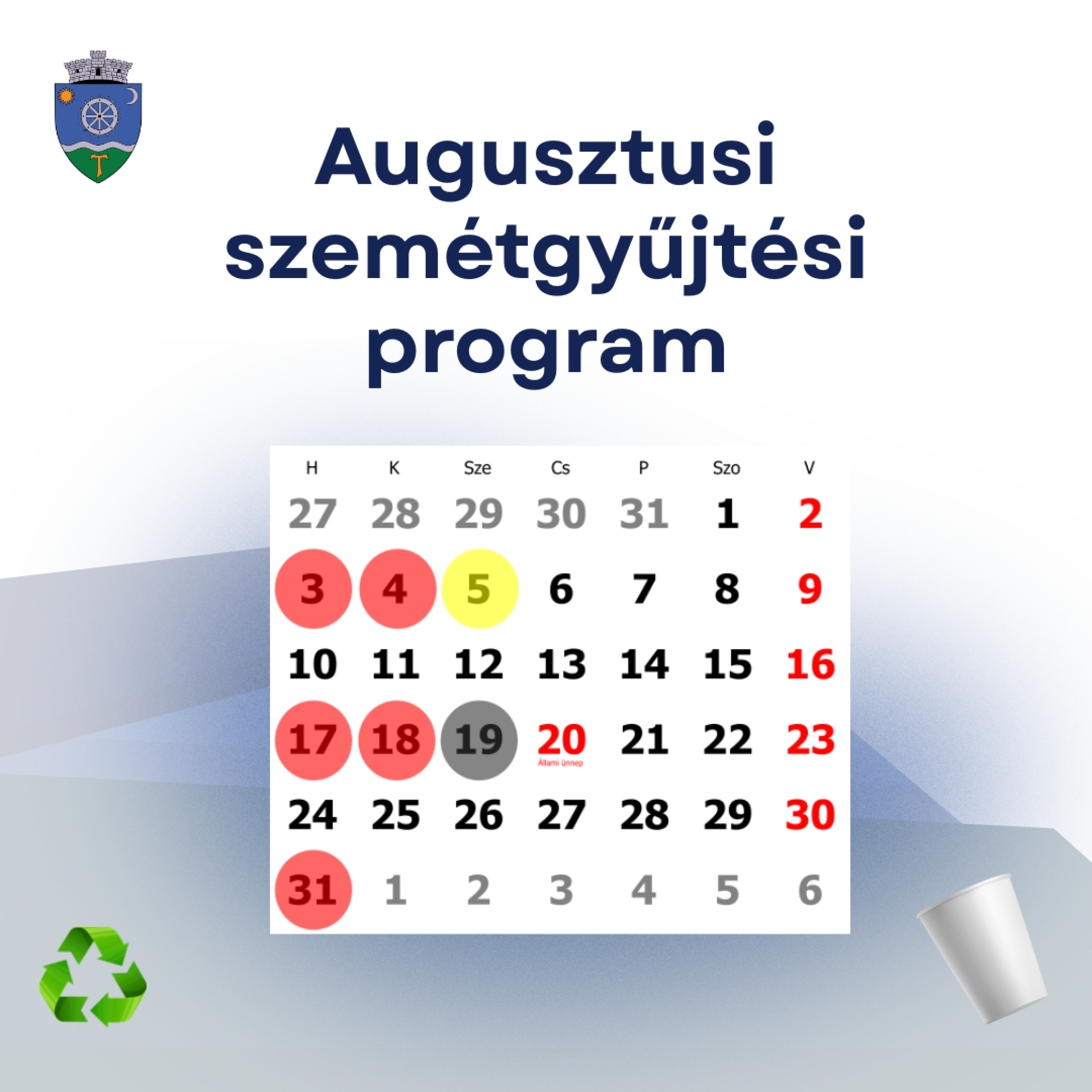 Augusztusi szemétgyűjtési program