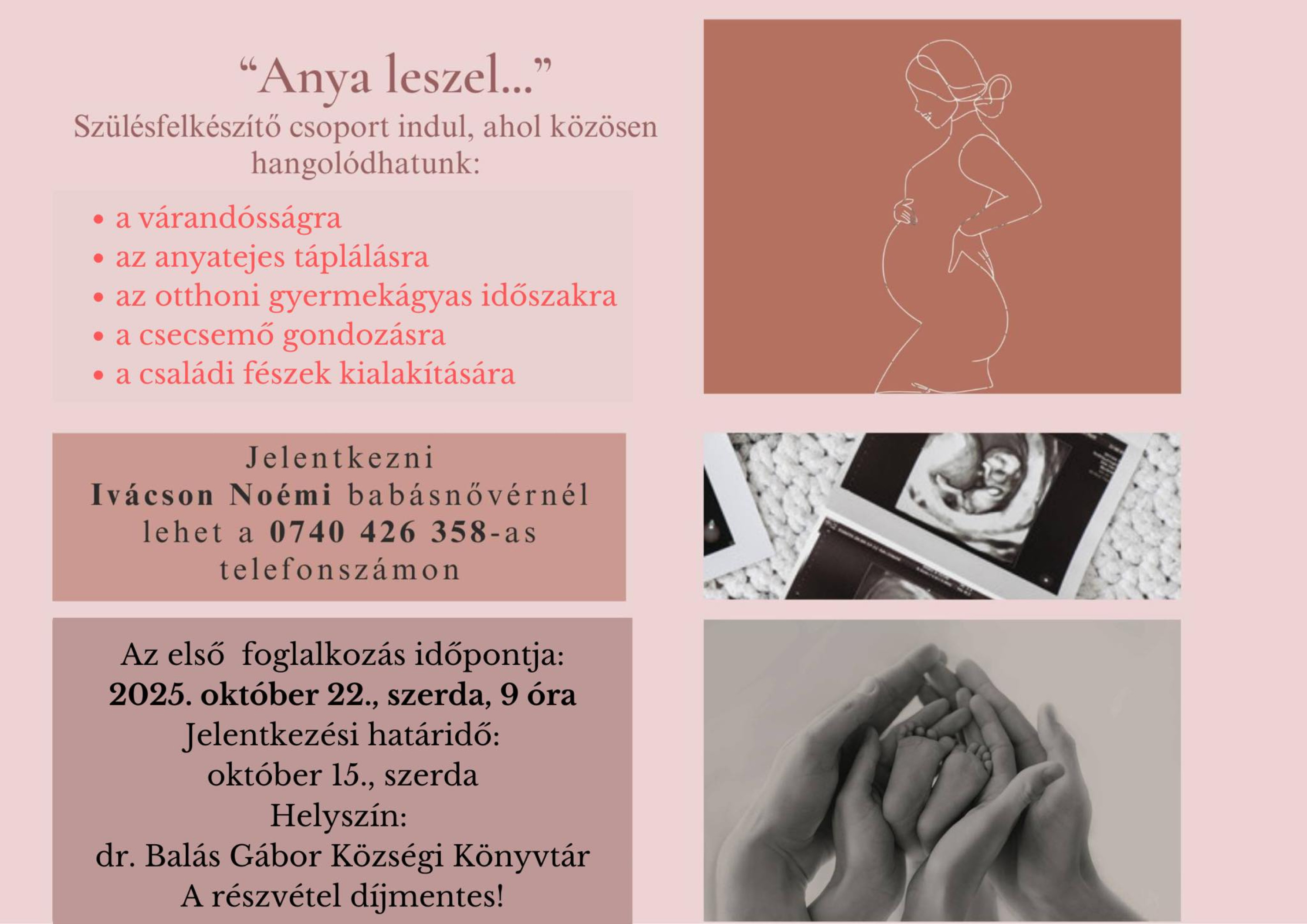 Várandós felkészítő foglalkozás indul