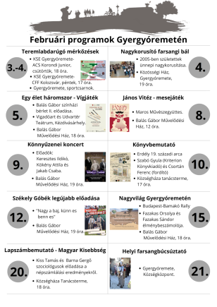 Programe din februarie