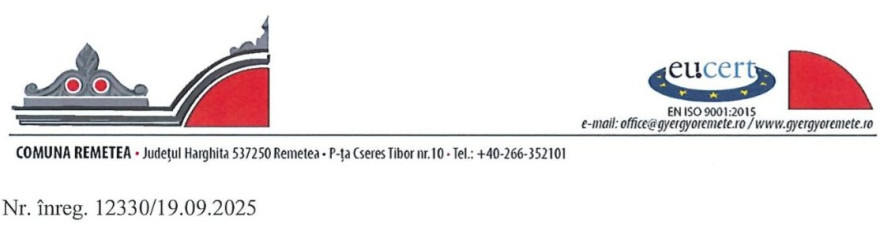 Licitație publică — închiriere spațiu pentru cabinet medical